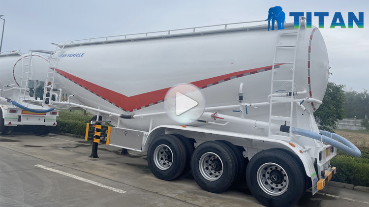 Tri Axle 50 Ton Bulker Cement Tanker Trailer for Sale in Zimbabwe