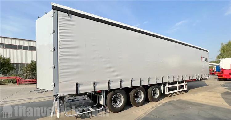 Tautliner Truck Trailer for Sale In Russia