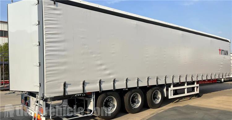 Tautliner Truck Trailer for Sale In Russia