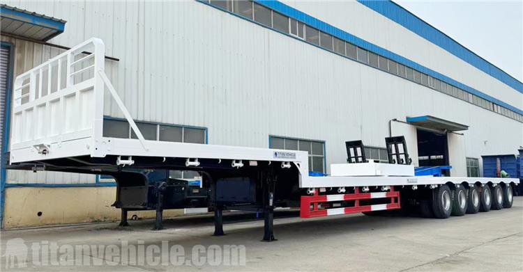 6 Axle Heavy Duty Flatbed Trailer for Sale In Cote d'Ivoire