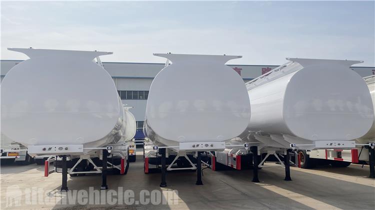 Tri Axle 50000 Liters Palm Oil Tanker Trailer for Sale In Benin