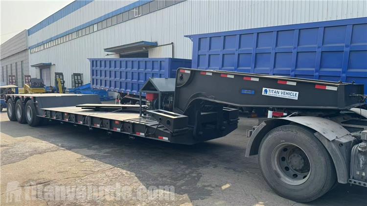 Tri Axle 80 Ton Removable Gooseneck Trailer for Sale In Guyana Georgetown