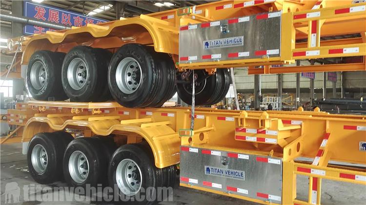 Tri Axle Skeletal Semi Trailer for Sale In Panama