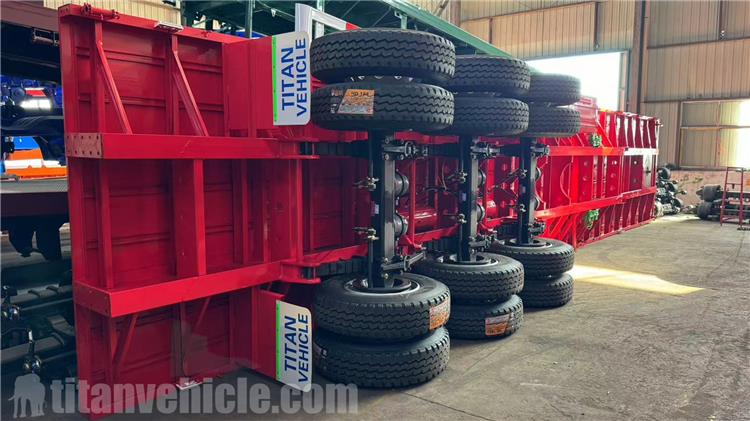 Tri Axle Flat Deck Semi Trailers for Sale In Rwanda