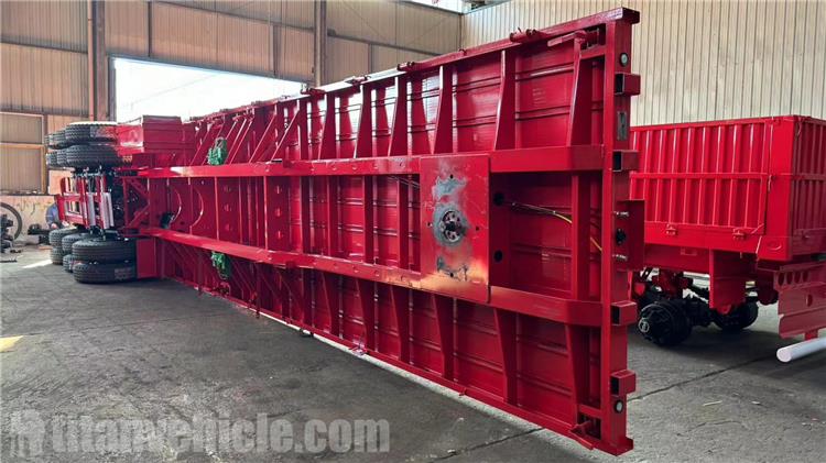 Tri Axle Flat Deck Semi Trailers for Sale In Rwanda