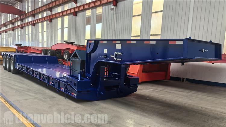 80 Ton Detachable Gooseneck Lowboy Trailer for Sale In Guyana