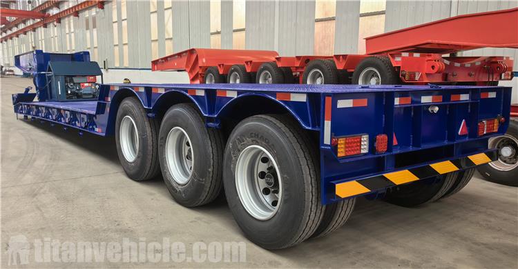 80 Ton Detachable Gooseneck Lowboy Trailer for Sale In Guyana