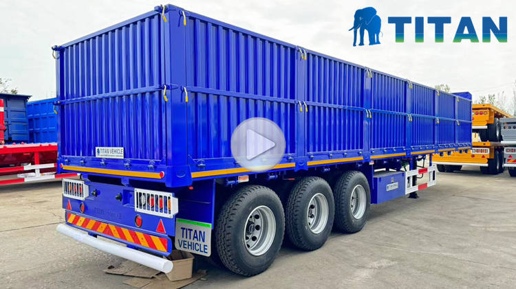 1200mm Side Wall Trailer for Sale In Congo