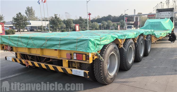 4 Axle 100 Ton Detachable Gooseneck Trailer for Sale In Panama