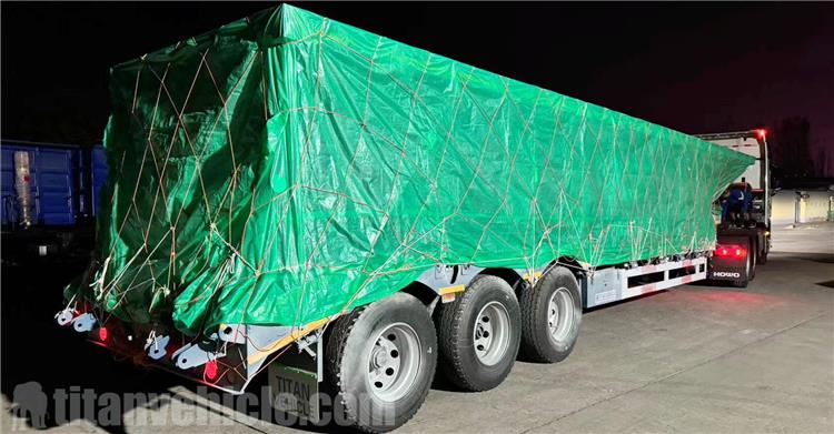 Tri Axle Trailer with Board and Low Bed Trailer for Sale In Djibouti