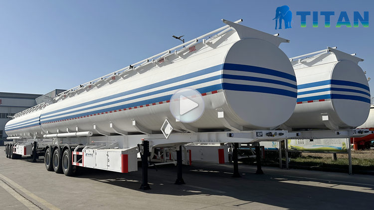 45000 Liters Fuel Tanker Trailer for Sale In Mauritania