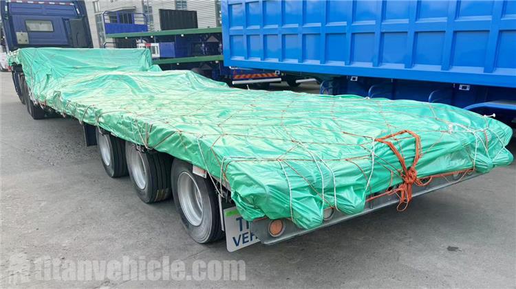 Tri Axle Low Bed Truck for Sale In Dominican