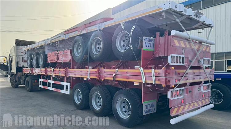 80 Ton Drop Side Trailer for Sale In Zambia