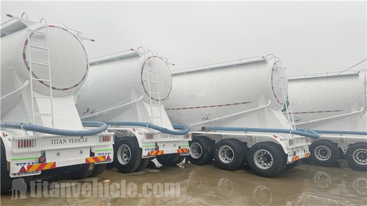 50 T Bulk Powder Tanker Trailer for Sale In Ghana