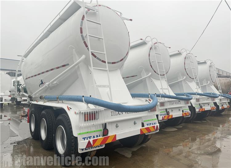 50 T Bulk Powder Tanker Trailer for Sale In Ghana