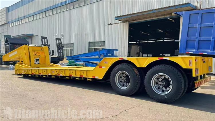 2 Axle 60 Ton Detachable Gooseneck Trailer for Sale In Honduras