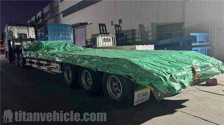 Tri Axle 80 Ton Low Loader Trailer for Sale In Angola