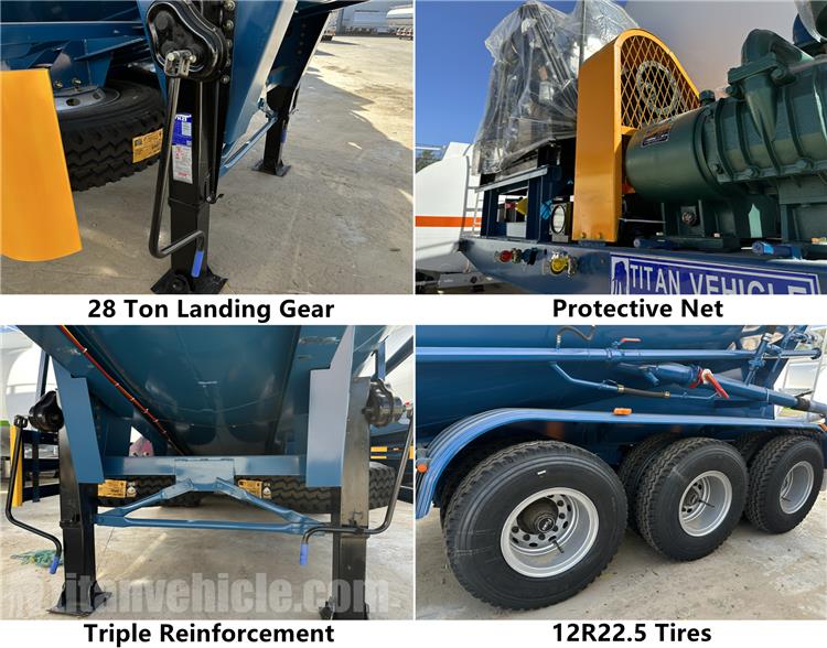 35CBM Cement Bulk Trailers for Sale In Indonesia