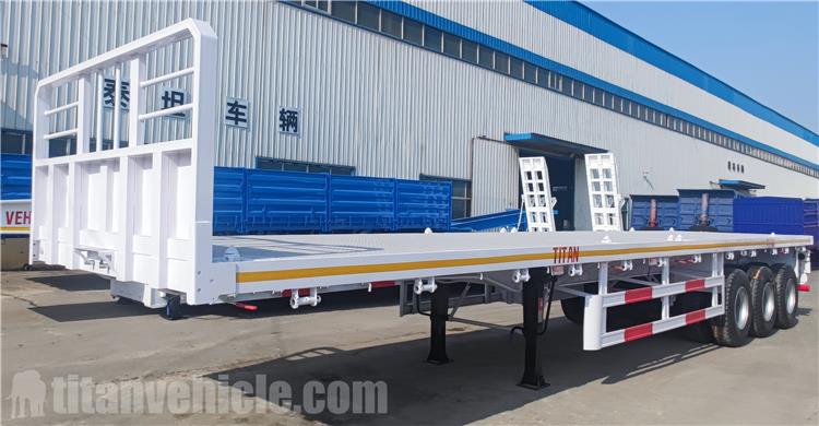 60 Ton Triple Axle Flatbed Trailer for Sale In Guyana