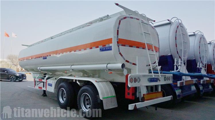 2 Axle Fuel Tanker Trailer with Bogie Suspension for Sale in Djibouti