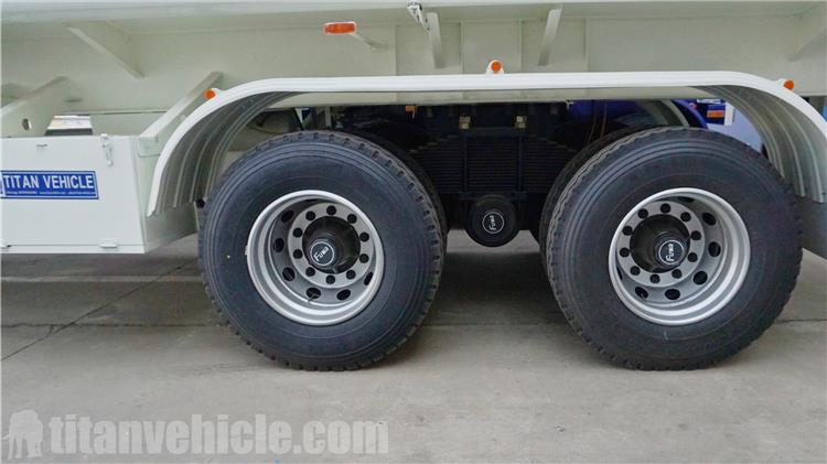 2 Axle Fuel Tanker Trailer with Bogie Suspension for Sale in Djibouti