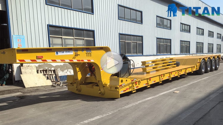 4 Axle Detachable Gooseneck Trailer for Sale in Panama