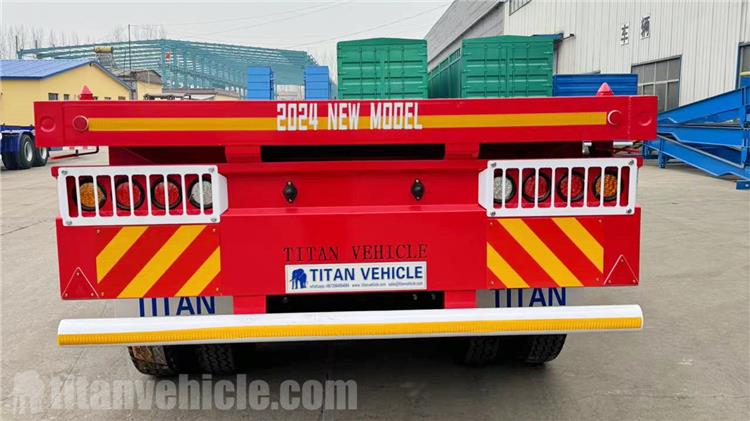 3 Axle 40 Feet Flatbed Trailer for Sale In Trinidad and Tobago