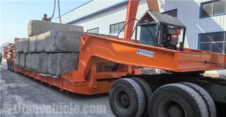 150 Ton Hydraulic Removable Gooseneck Lowboy Trailer for Sale In Guyana