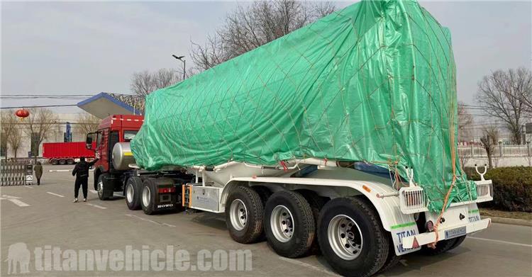42CBM Powder Tanker Trailer for Sale In Uruguay