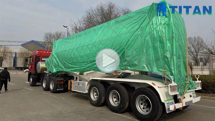 42CBM Powder Tanker Trailer for Sale In Uruguay