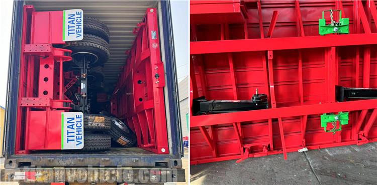 Tri Axle 40ft Semi Flat Trailer 40 Tons for Sale In Angola