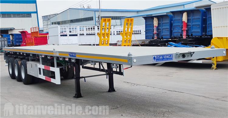 60T Tri Axle Flat Deck Trailer for Sale In Jamaica