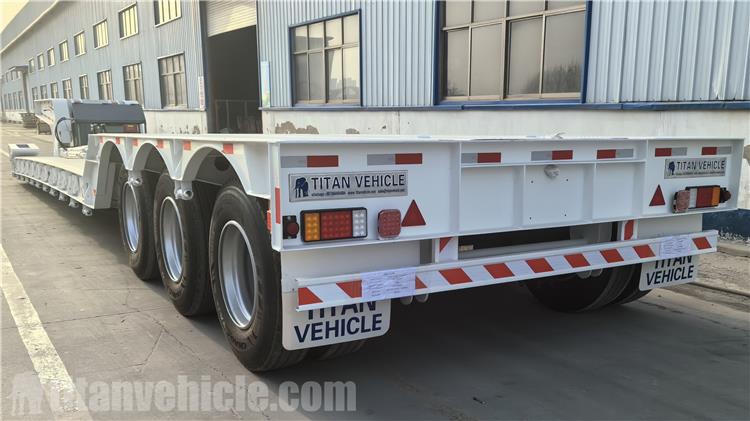 100 Ton Excavator Lowboy Low Loader Gooseneck Trailers For Sale In Mexico