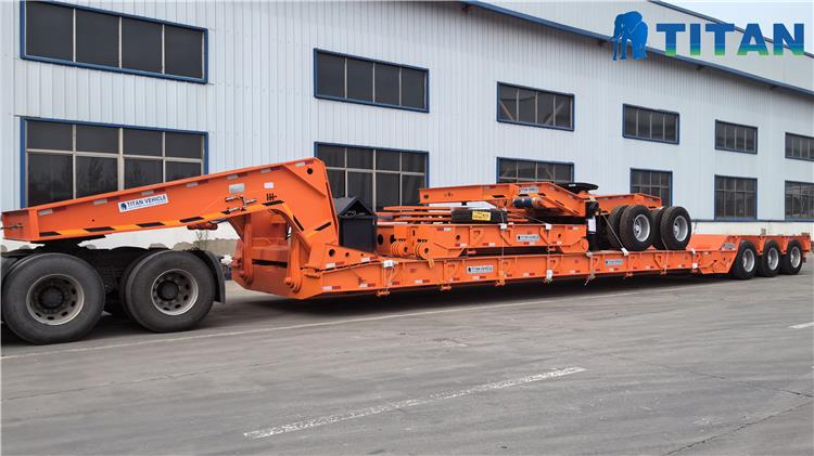 120 Ton Removable Detachable Goose Neck Lowboy Trailer for Sale In Trinidad