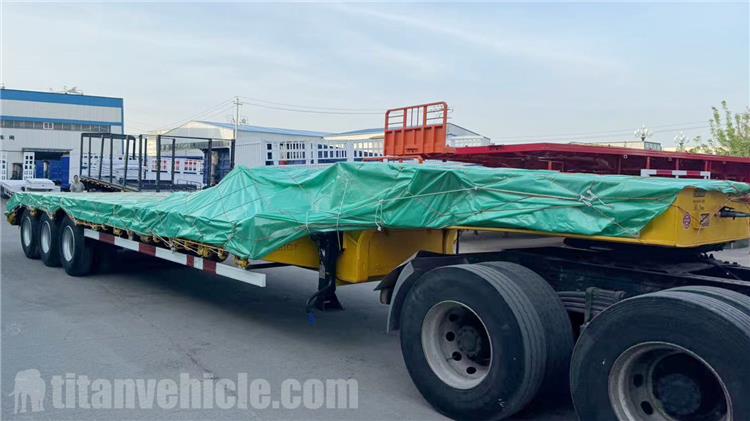 Tri Axle 80 Ton Low Bed Trailer for Sale in Congo