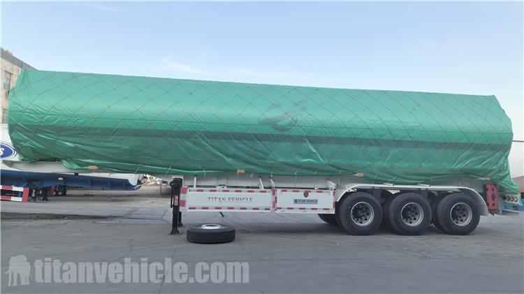 Tri Axle 50000 Liters Palm Oil Tanker Trailer for Sale In Ethiopia