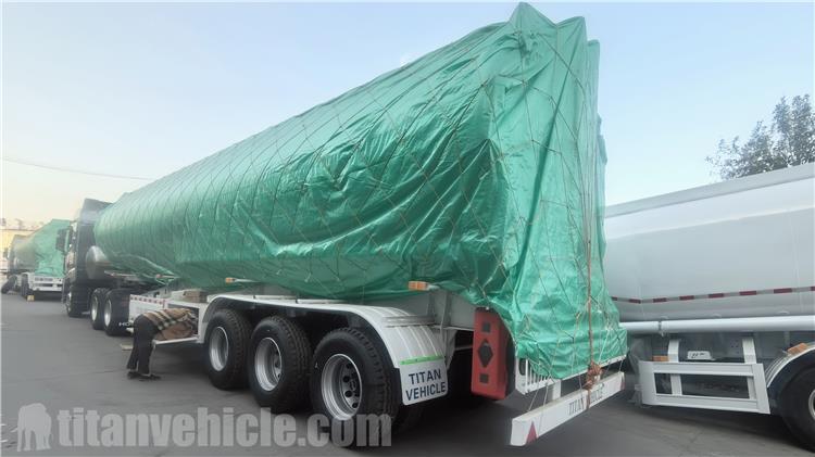 Tri Axle 50000 Liters Palm Oil Tanker Trailer for Sale In Ethiopia