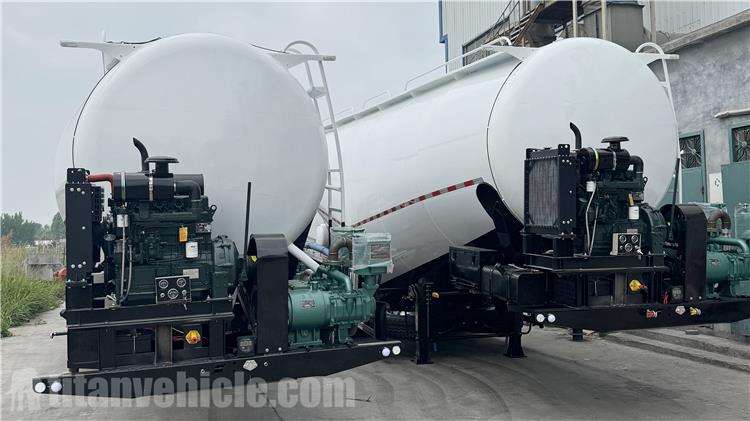 40-50ton Capacity Cement Bulk Truck for Sale In Uruguay