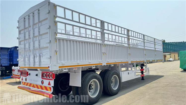 2 Axle 60 Ton Fence Semi Trailer for Sale In Senegal