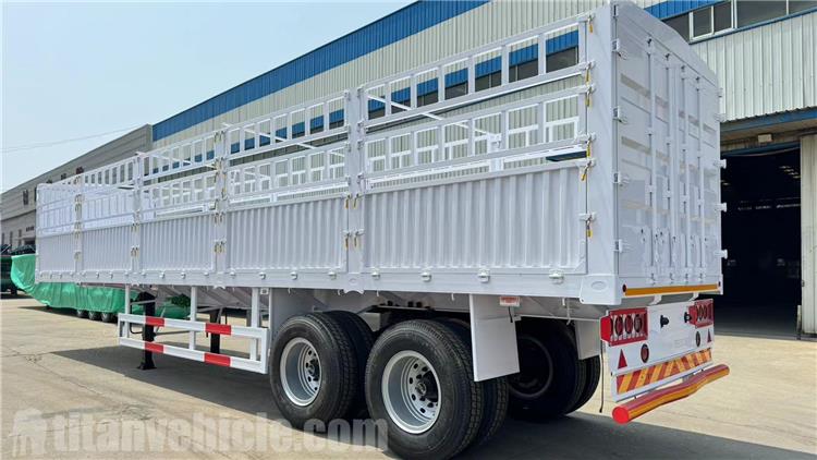 2 Axle 60 Ton Fence Semi Trailer for Sale In Senegal