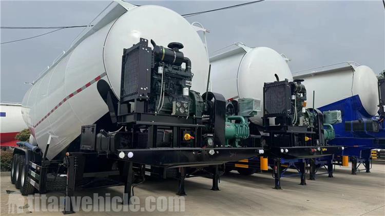 43cbm Pneumatic Cement Trailer for Sale In Ethiopia