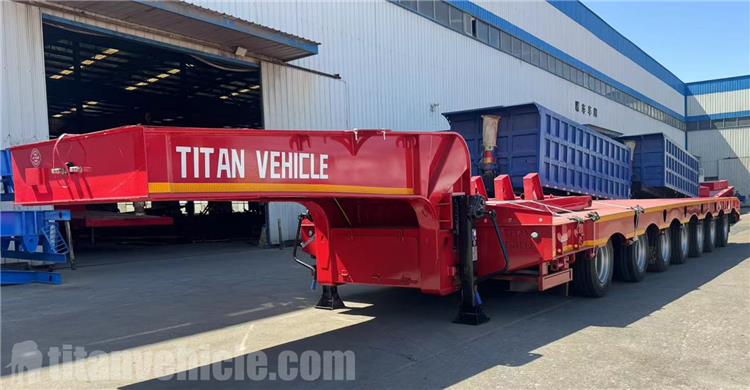 7 Axle Low Bed Truck Trailer for Sale In Congo