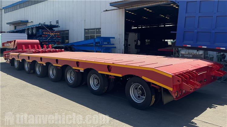 7 Axle Low Bed Truck Trailer for Sale In Congo