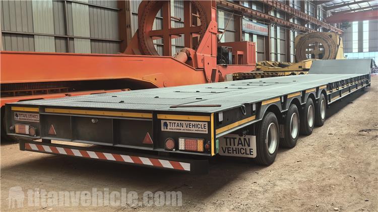 4 Axle Folding Gooseneck Trailer for Sale In Chile