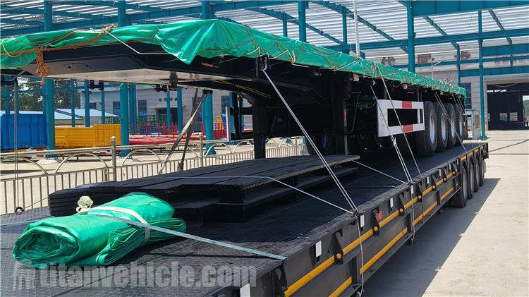 4 Axle Folding Gooseneck Trailer for Sale In Chile