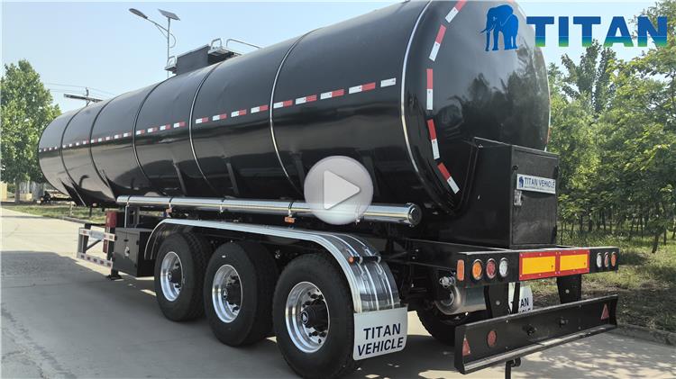 3 Axle Liquid Asphalt Tanker Trailer for Sale In Tanzania