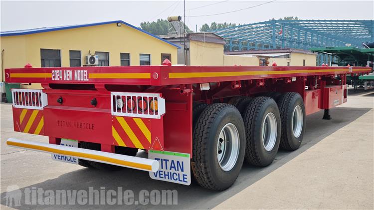 40ft Flatdeck 3 Axle Trailer for Sale In Democratic Republic of the Congo
