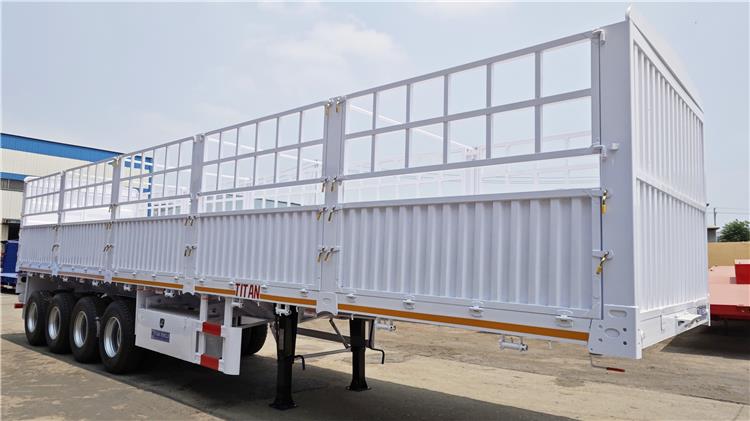 4 Axle 80 Ton Fence Semi Trailer for Sale In Senegal