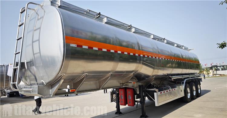 38000 Ltrs Aluminum Alloy Tanker Trailer for Sale In Tanzanian
