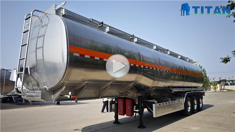 38000 Ltrs Aluminum Alloy Tanker Trailer for Sale In Tanzanian